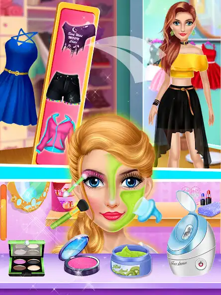 Play College girl date makeover - Beach dress up party  and enjoy College girl date makeover - Beach dress up party with UptoPlay