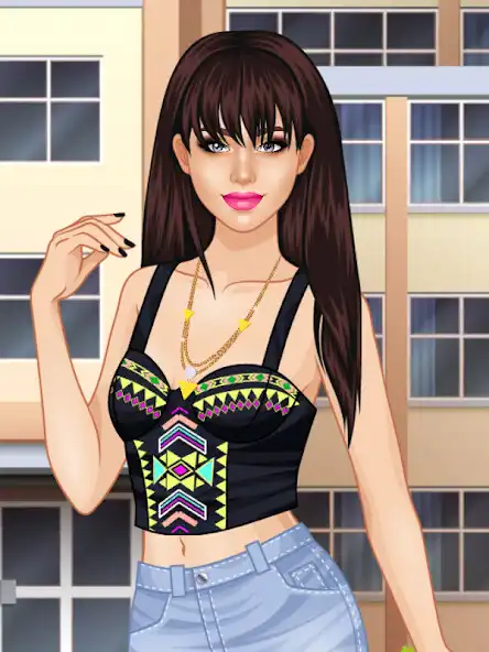 Play College Girls Dress Up Fashion as an online game College Girls Dress Up Fashion with UptoPlay