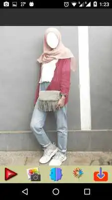 Play College Girls Hijab Photo Suit