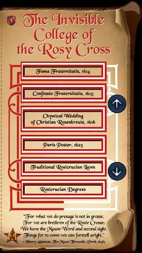 Play APK College of the Rosy Cross  and enjoy College of the Rosy Cross with UptoPlay com.invisiblecollegeoftherosycross.magicmotherboard