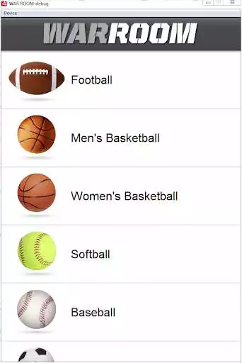 Play College War Room