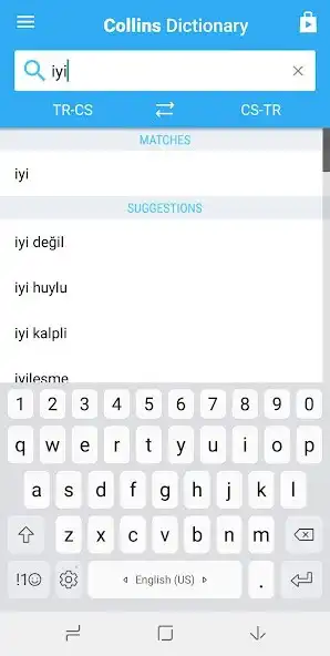 Play Collins Czech<>Turkish Dictionary as an online game Collins Czech<>Turkish Dictionary with UptoPlay