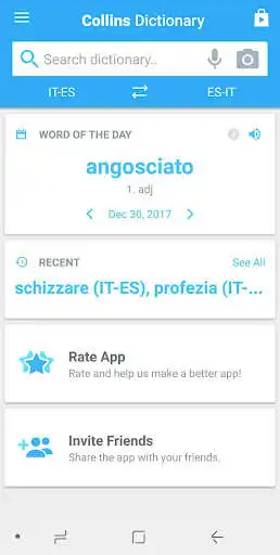 Play Collins Spanish<>Italian Dictionary as an online game Collins Spanish<>Italian Dictionary with UptoPlay