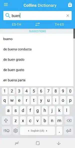 Play Collins Thai<>Spanish Dictionary