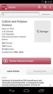 Play Colloid and Polymer Science