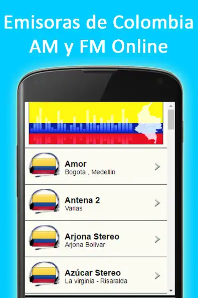 Play Colombia  AM-FM Radio station  and enjoy Colombia  AM-FM Radio station with UptoPlay