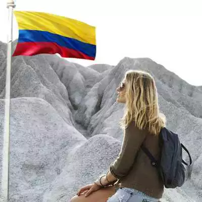 Play Colombia Flag In Your picture : Photo Editor