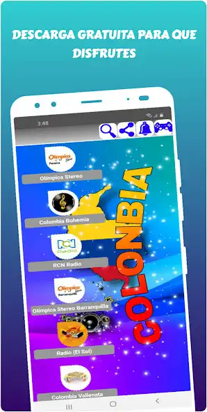 Play Colombian radios as an online game Colombian radios with UptoPlay