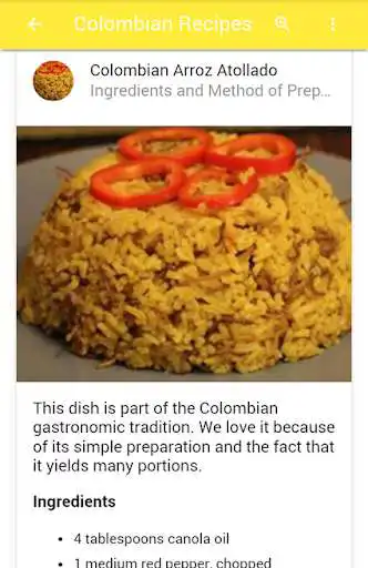 Play Colombian Recipes as an online game Colombian Recipes with UptoPlay