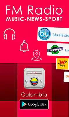 Play Colombia Radios Free AM FM