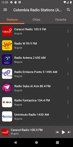 Play Colombia Radio Stations AM FM