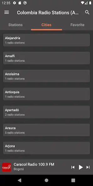 Play Colombia Radio Stations AM FM