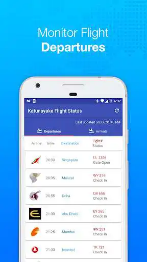 Play Colombo Airport Flight Status  and enjoy Colombo Airport Flight Status with UptoPlay