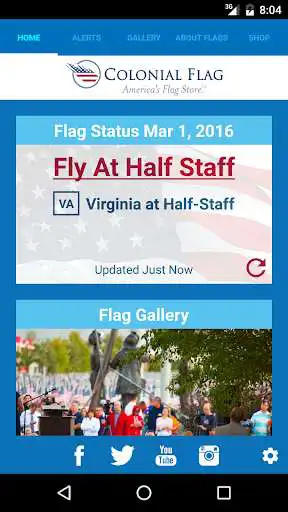Play Colonial Flag App Play Colonial Flag App