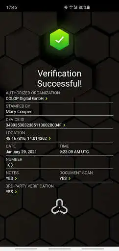 Play COLOP Verification App as an online game COLOP Verification App with UptoPlay