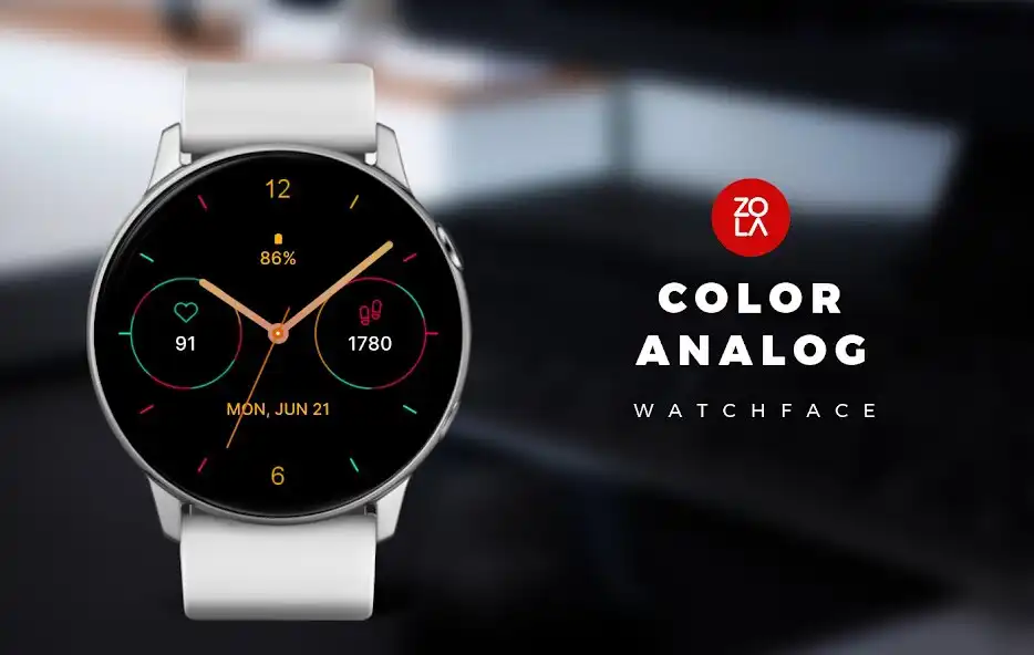 Play Color Analog Watch Face  and enjoy Color Analog Watch Face with UptoPlay
