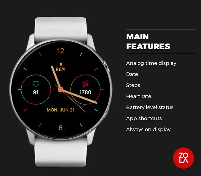 Play Color Analog Watch Face as an online game Color Analog Watch Face with UptoPlay