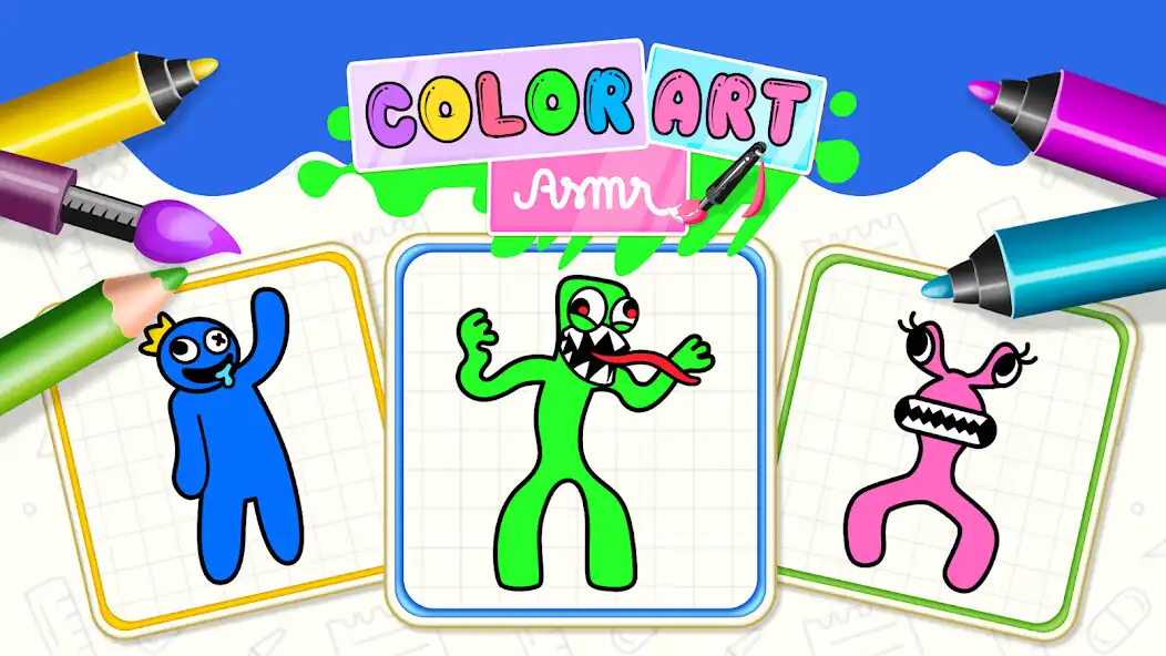 Play Color Art ASMR as an online game Color Art ASMR with UptoPlay