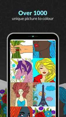 Play ColorArt: Masterpiece Coloring Page for Grown-Ups