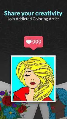 Play ColorArt: Masterpiece Coloring Page for Grown-Ups