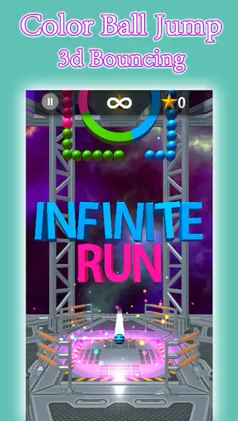 Play Color Ball Jump 3D Bouncing as an online game Color Ball Jump 3D Bouncing with UptoPlay