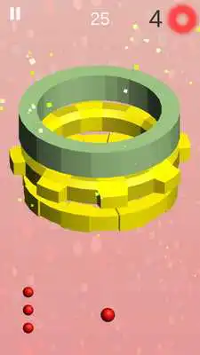 Play Color Ball Paint Rings Hit