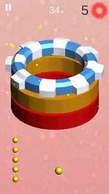 Play Color Ball Paint Rings Hit
