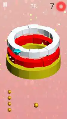 Play Color Ball Paint Rings Hit
