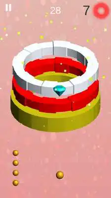 Play Color Ball Paint Rings Hit