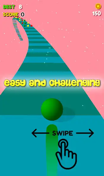 Play Color Ball Road Running as an online game Color Ball Road Running with UptoPlay