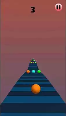 Play Color ball - road rush
