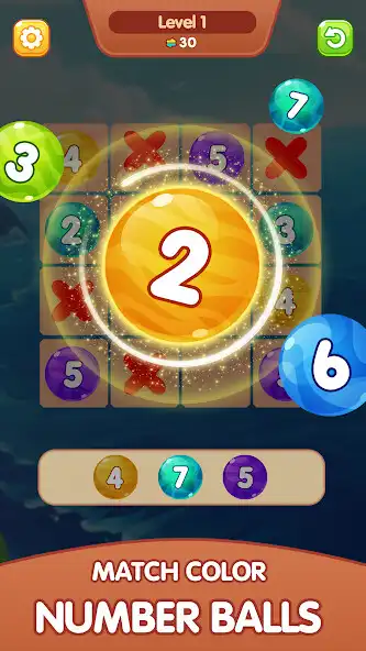 Play Color Balls - Number Game as an online game Color Balls - Number Game with UptoPlay