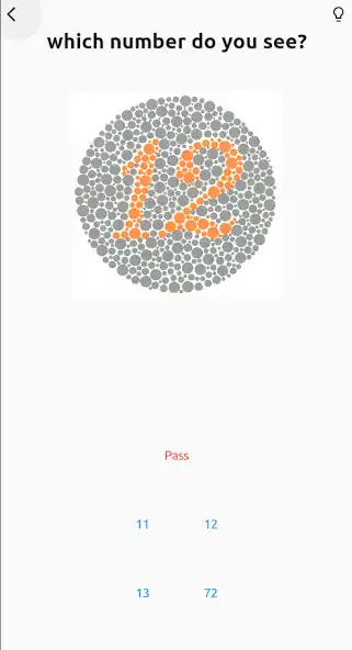 Play Color Blindness Test by Brahm.ai as an online game Color Blindness Test by Brahm.ai with UptoPlay