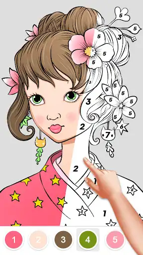 Play Color by Number Coloring Book as an online game Color by Number Coloring Book with UptoPlay