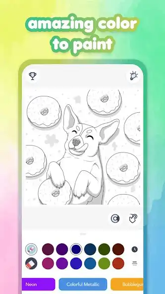 Play Color by Number Coloring Dog  and enjoy Color by Number Coloring Dog with UptoPlay