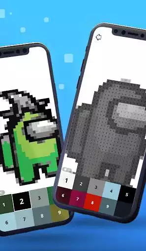 Play Color by number Imposter Crewmate as an online game Color by number Imposter Crewmate with UptoPlay