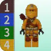 Free play online Color by Number - Lego Ninjago Pixel Art APK