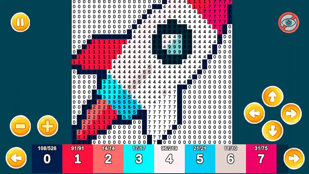 Play Color by number offline as an online game Color by number offline with UptoPlay