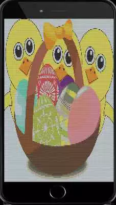 Play Color By Number pixel Art Sandbox Coloring Easter