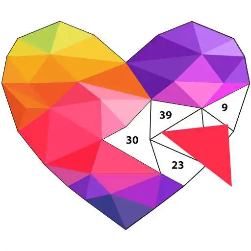 Free play online Color By Number - Poly Art Puzzle Game  APK