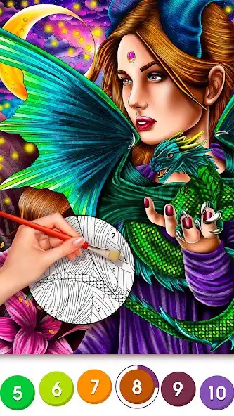 Play Color By Number Secret Stories as an online game Color By Number Secret Stories with UptoPlay