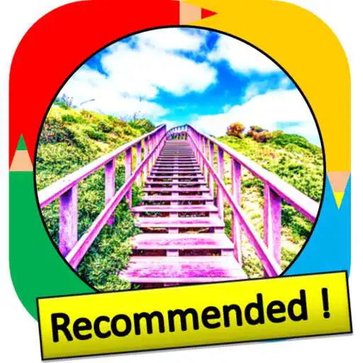 Play Color by Number - stairs - Pixel Art APK