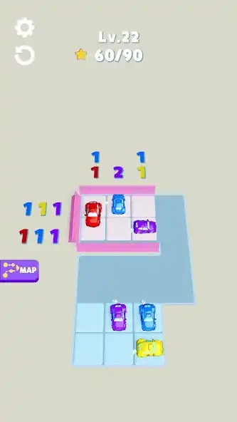 Play Color Car Parking as an online game Color Car Parking with UptoPlay