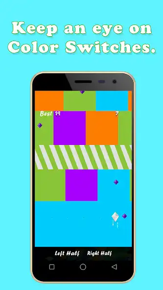 Play Color Challenge Run as an online game Color Challenge Run with UptoPlay