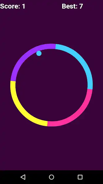 Play Color Circle Pong as an online game Color Circle Pong with UptoPlay