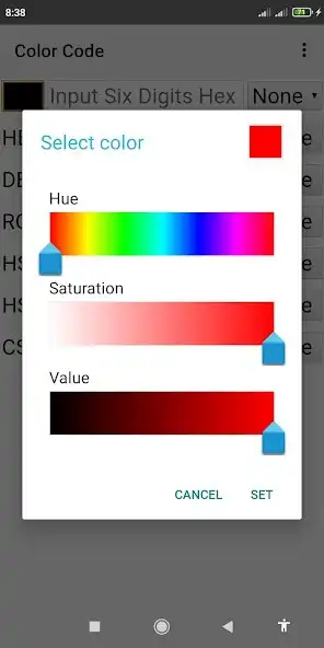 Play Color Code Picker : RGB HEX HS as an online game Color Code Picker : RGB HEX HS with UptoPlay