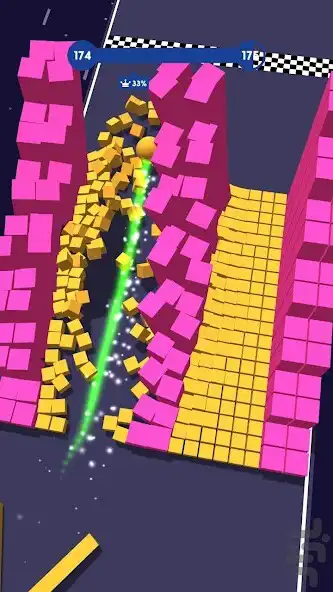 Play Color Crush 3D: Ball Bump Game as an online game Color Crush 3D: Ball Bump Game with UptoPlay