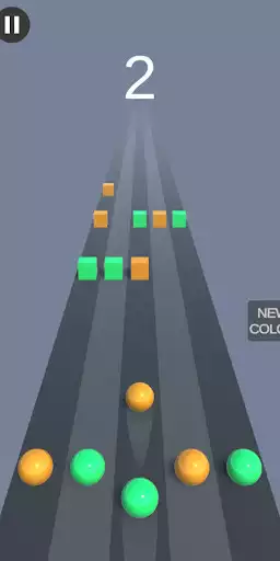 Play Color Dash as an online game Color Dash with UptoPlay