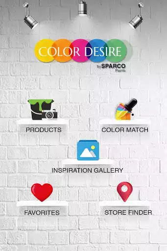 Play APK Color Desire by Sparco Paints  and enjoy Color Desire by Sparco Paints with UptoPlay com.buraqsys.sparcopaints