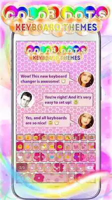 Play Color Dots Keyboard Themes